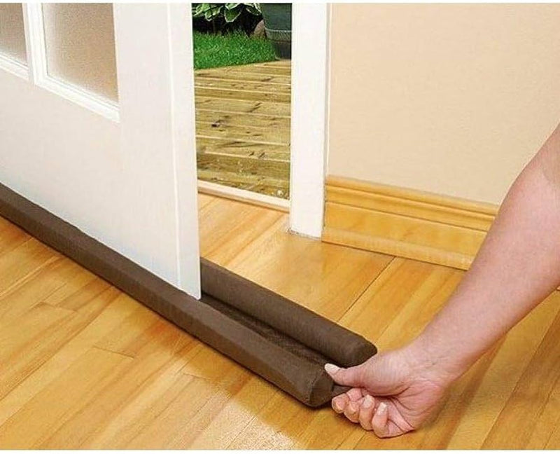 Kit 3 Veda Porta Proteção Protetor de Porta Rolinho Duplo 80cm Comprimento