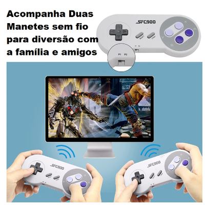 Super Nitendo Game Retrô com 1500 jogos nostálgicos