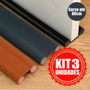 Kit 3 Veda Porta Proteção Protetor de Porta Rolinho Duplo 80cm Comprimento