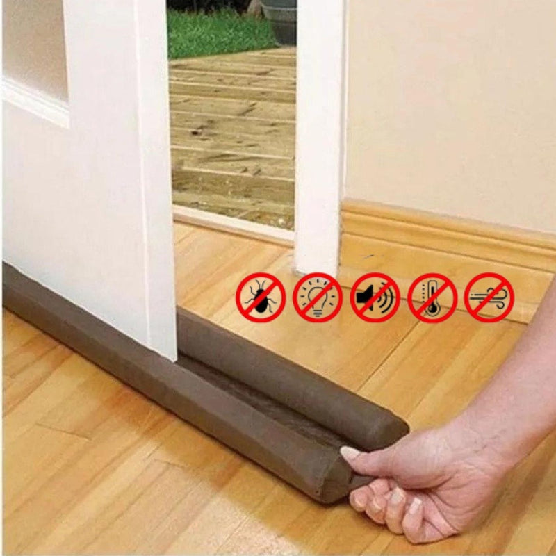 Kit 3 Veda Porta Proteção Protetor de Porta Rolinho Duplo 80cm Comprimento