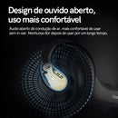 QCY Crossky Link Fones De Ouvido De Condução Aérea V5.3 Bluetooth IPX6 À Prova D'água Esportivos De Proteção Auditiva