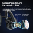 QCY Crossky Link Fones De Ouvido De Condução Aérea V5.3 Bluetooth IPX6 À Prova D'água Esportivos De Proteção Auditiva