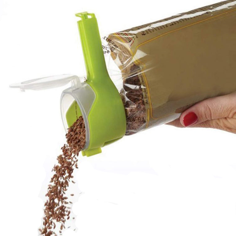 KIT 3 Prendedores grande de Embalagem Com Tampa - Cores Aleatórias