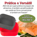 Kit Proteção em Silicone Para Airfriyer 19x19cm Vermelho - Mori