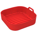 Kit Proteção em Silicone Para Airfriyer 19x19cm Vermelho - Mori