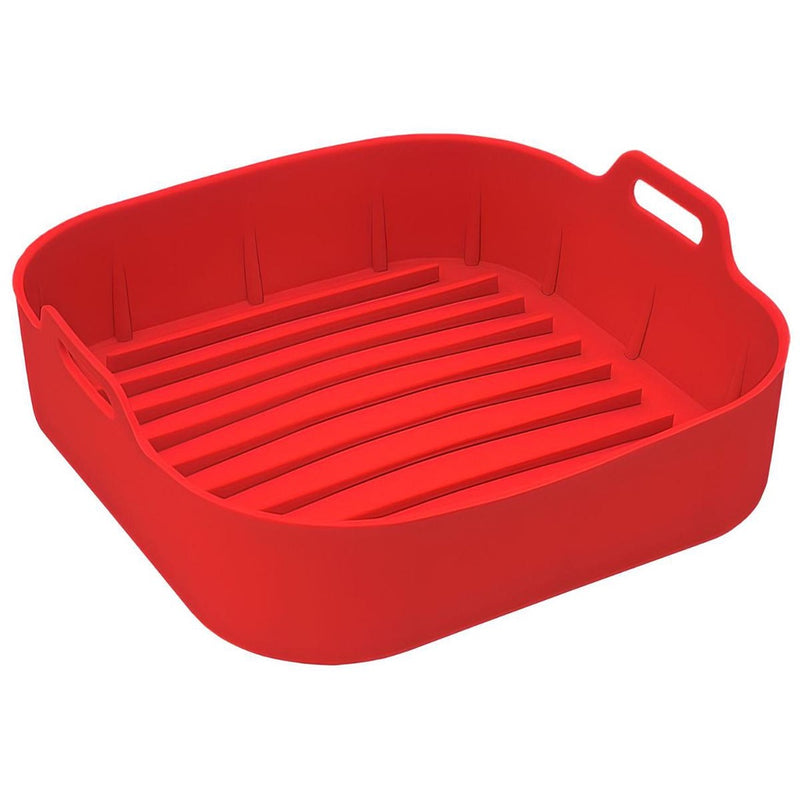 Kit Proteção em Silicone Para Airfriyer 19x19cm Vermelho - Mori