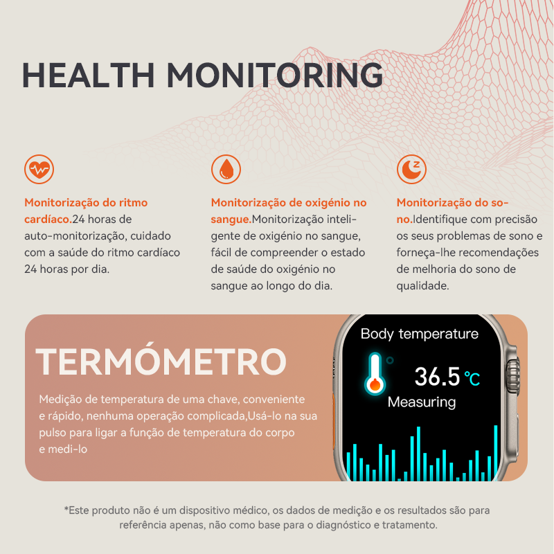Relógio Smartwatch Amax Ultra